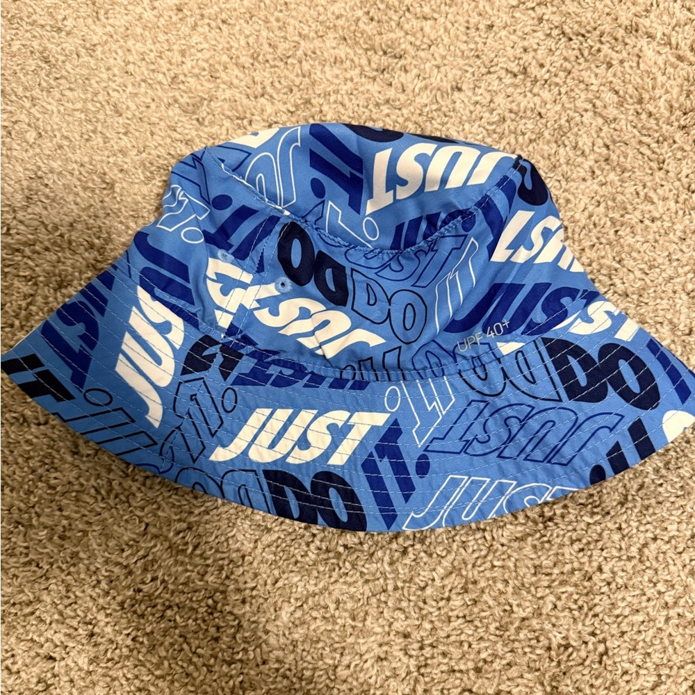 Kids Nike Blue Bucket Hat